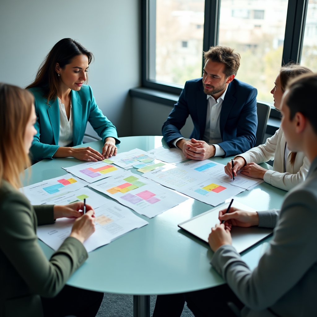 Ședință de organizare și structurare a echipei